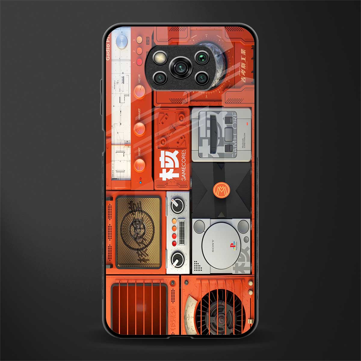 different world glass case for poco x3 image