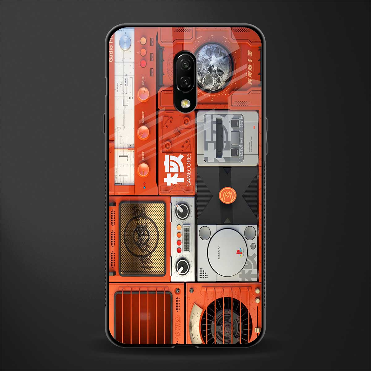 different world glass case for oneplus 7 image