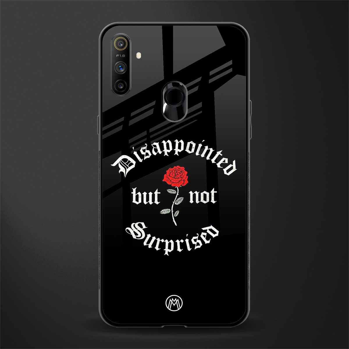 disappointed but not surprised glass case for realme narzo 20a image