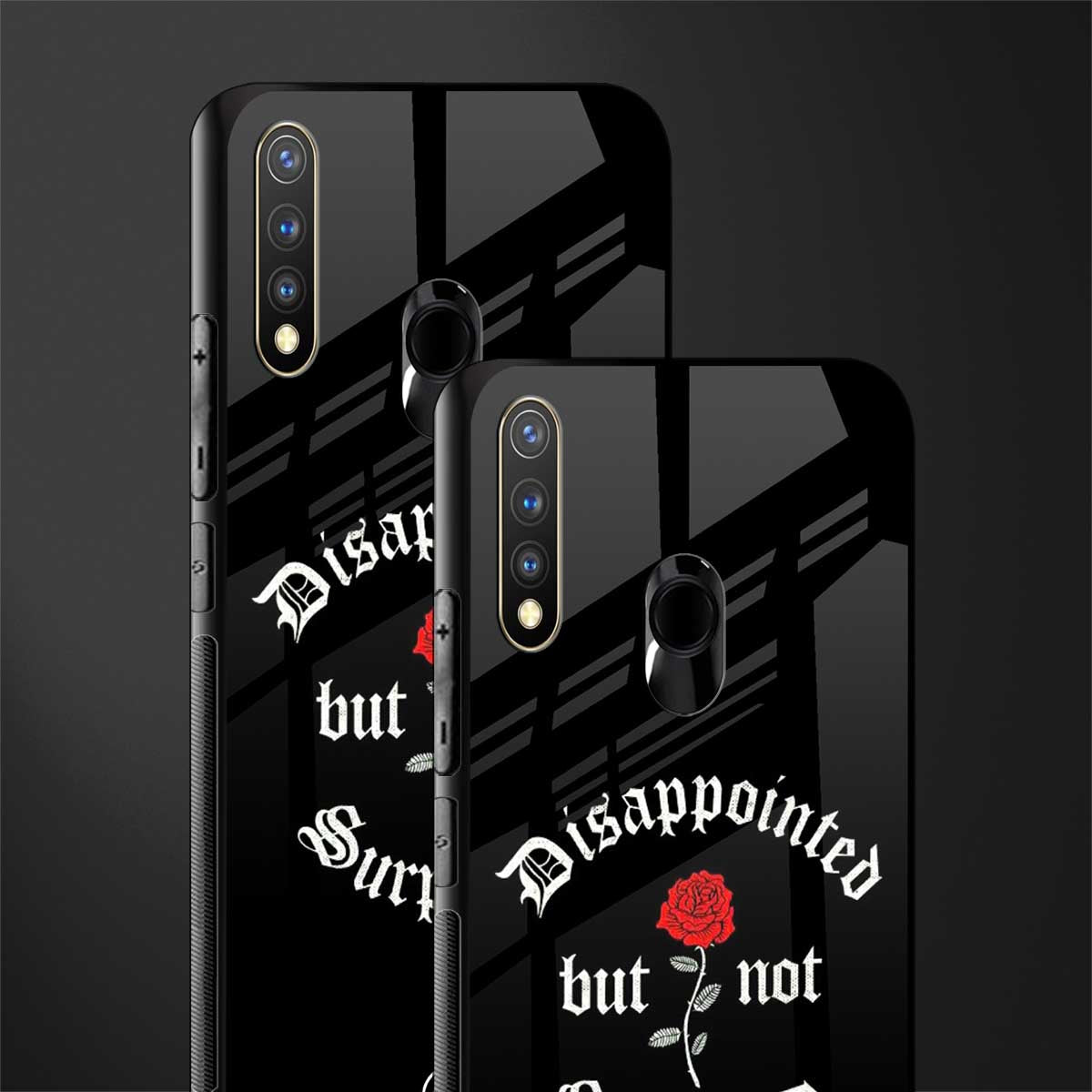 disappointed but not surprised glass case for vivo u20 image-2
