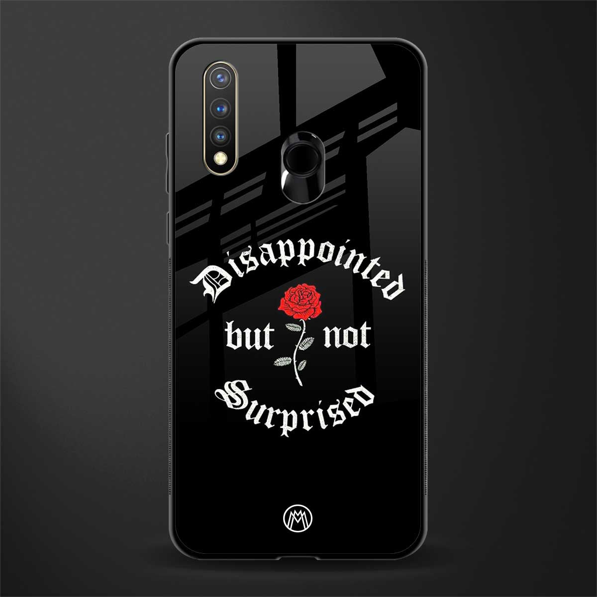 disappointed but not surprised glass case for vivo u20 image