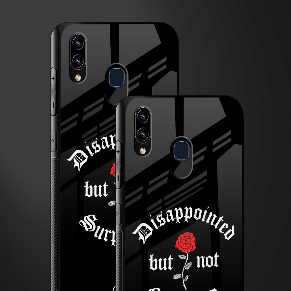 disappointed but not surprised glass case for samsung galaxy a30 image-2