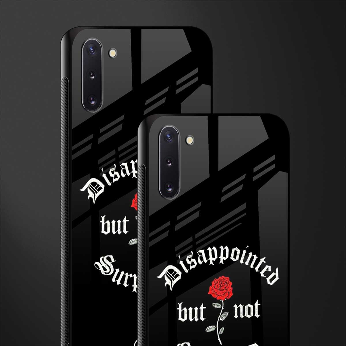 disappointed but not surprised glass case for samsung galaxy note 10 image-2