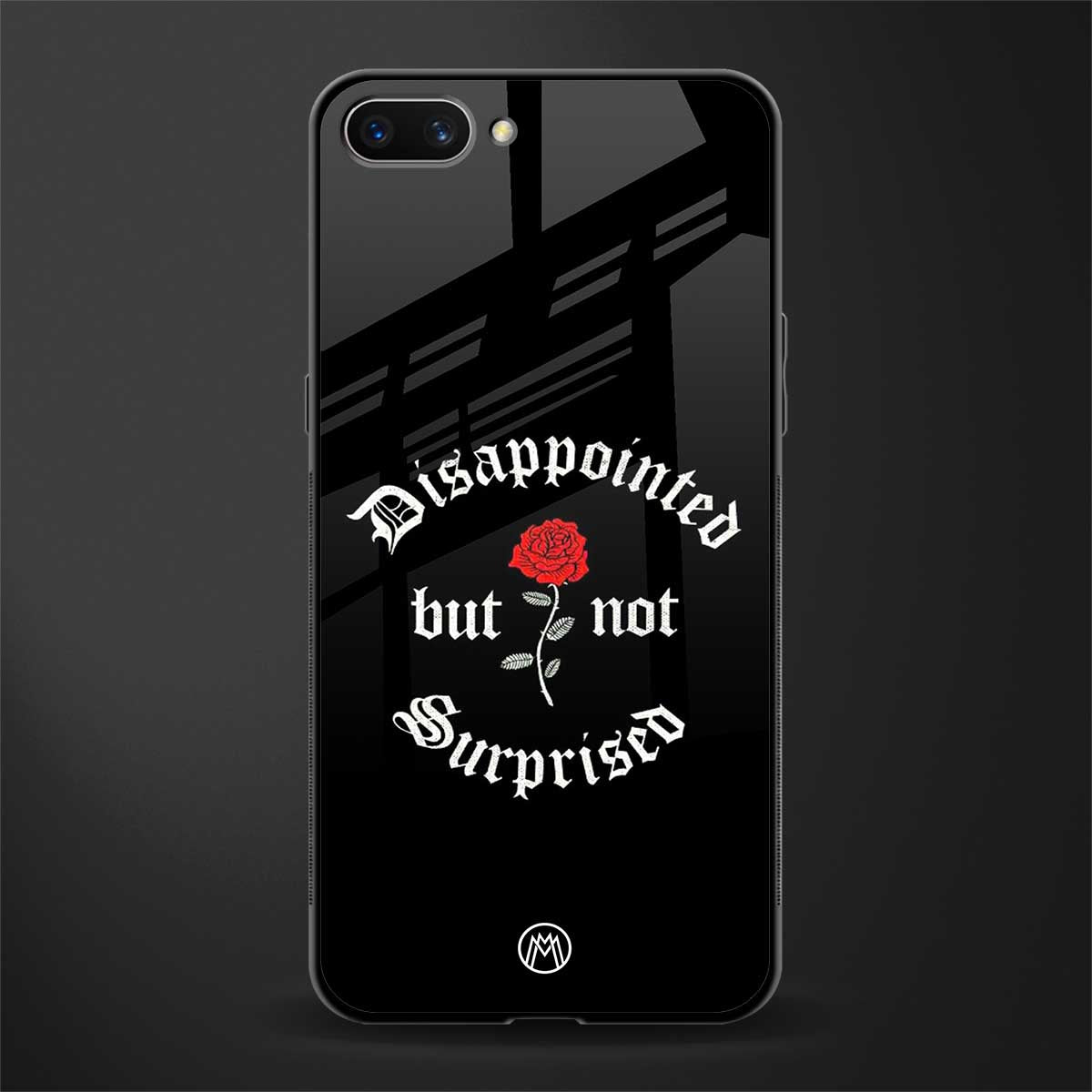 disappointed but not surprised glass case for realme c1 image