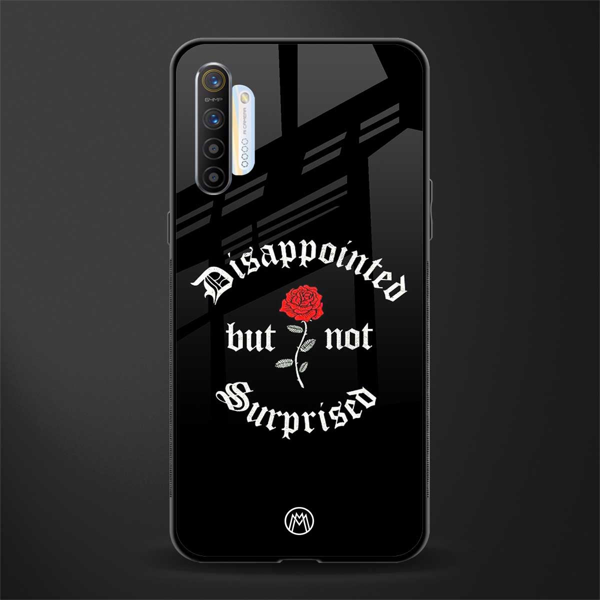 disappointed but not surprised glass case for realme x2 image
