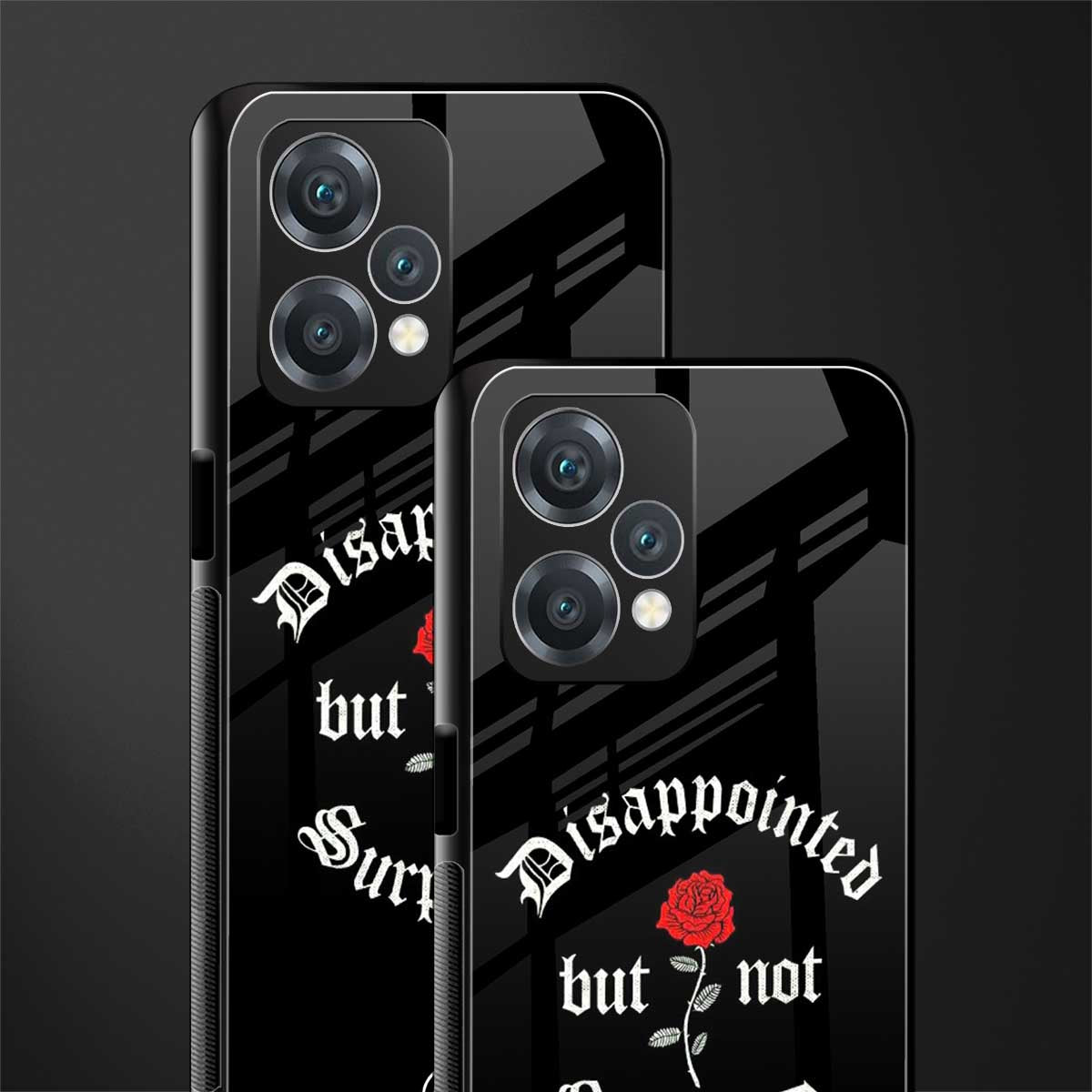 disappointed but not surprised back phone cover | glass case for realme 9 pro 5g