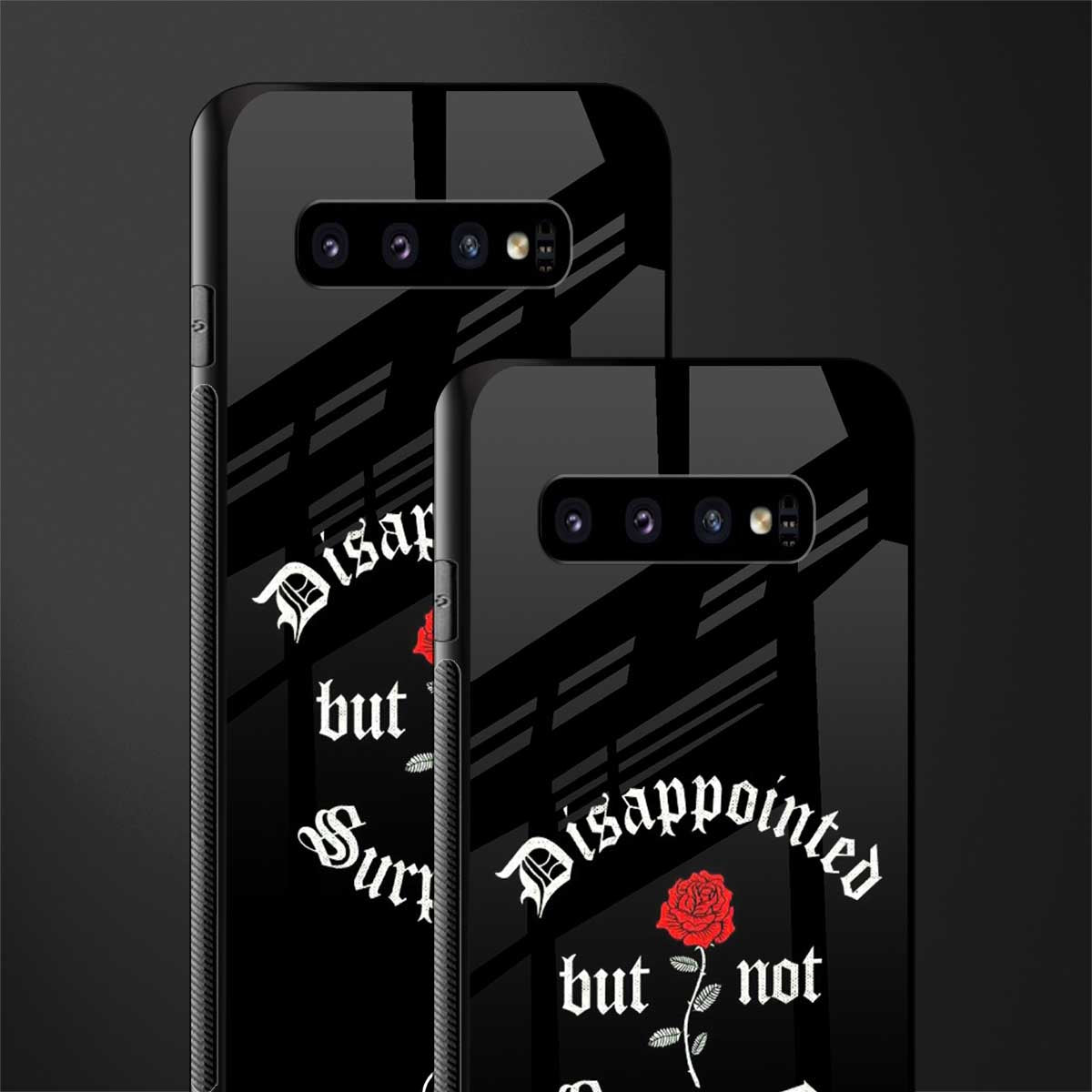 disappointed but not surprised glass case for samsung galaxy s10 image-2