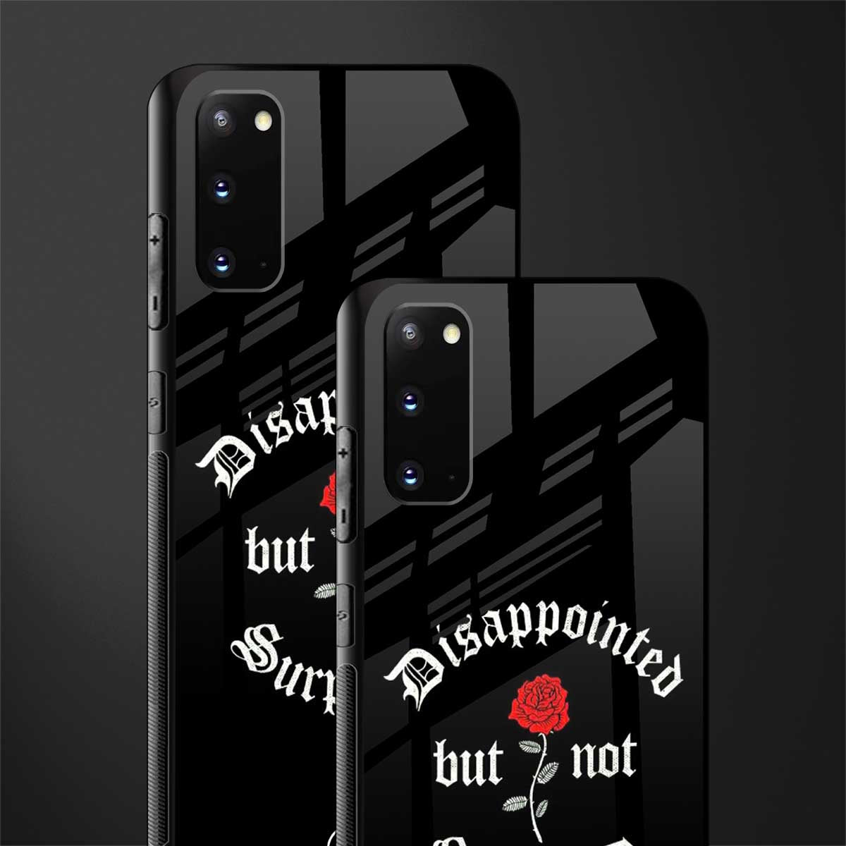 disappointed but not surprised glass case for samsung galaxy s20 image-2