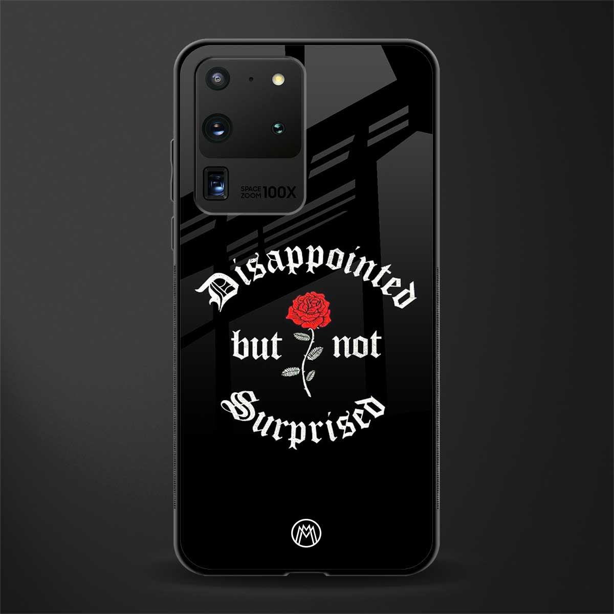 disappointed but not surprised glass case for samsung galaxy s20 ultra image