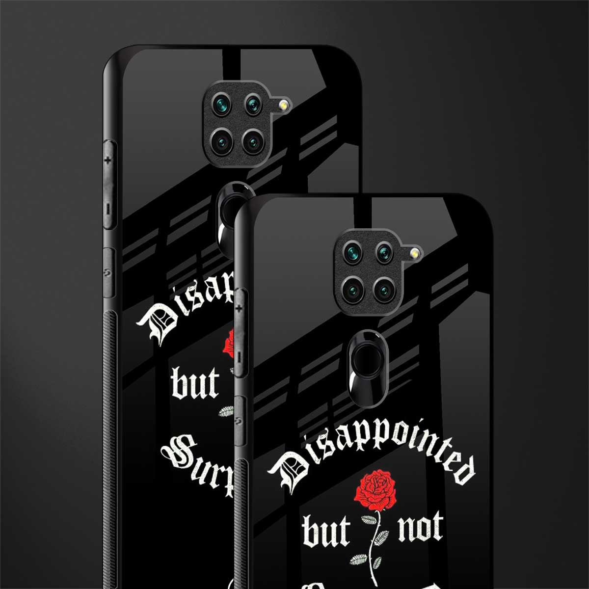 disappointed but not surprised glass case for redmi note 9 image-2