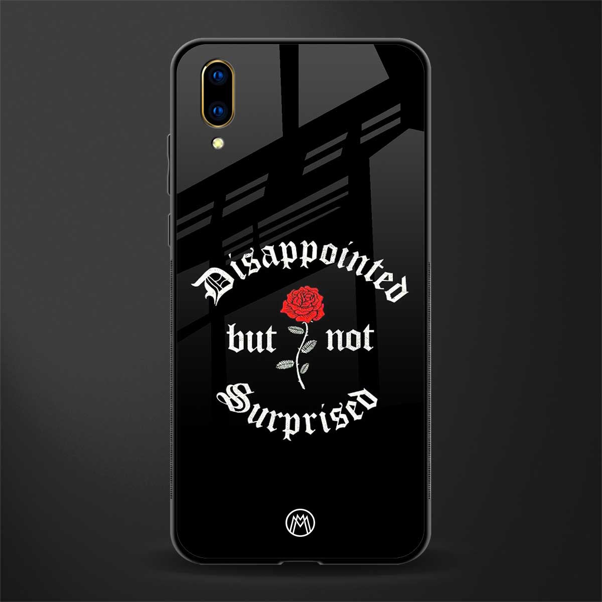 disappointed but not surprised glass case for vivo v11 pro image