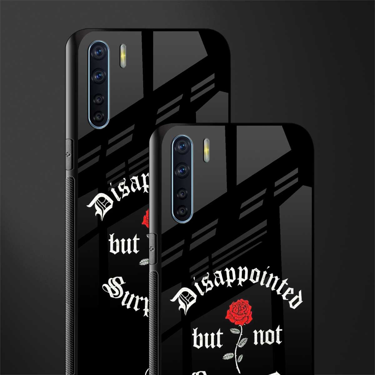 disappointed but not surprised glass case for oppo f15 image-2