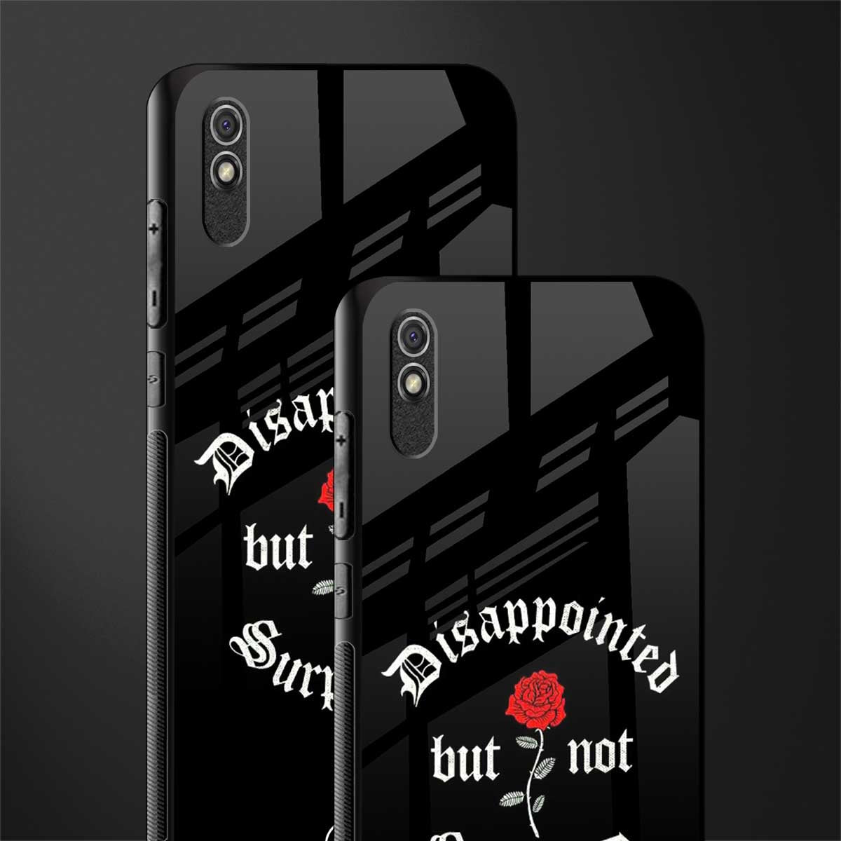 disappointed but not surprised glass case for redmi 9a image-2