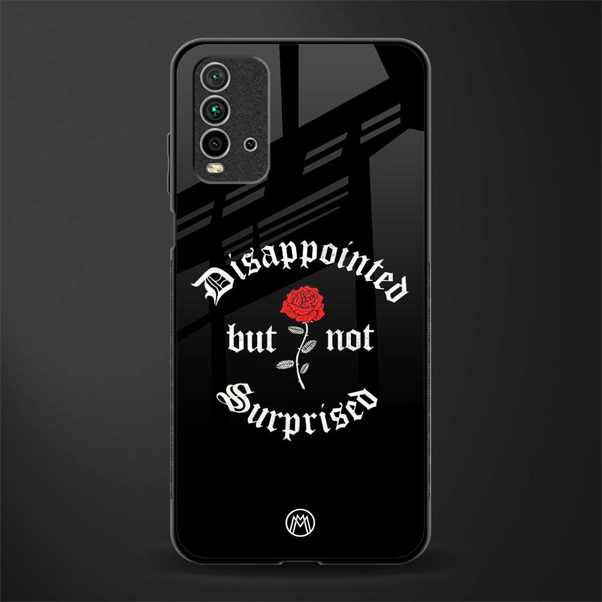disappointed but not surprised glass case for redmi 9 power image