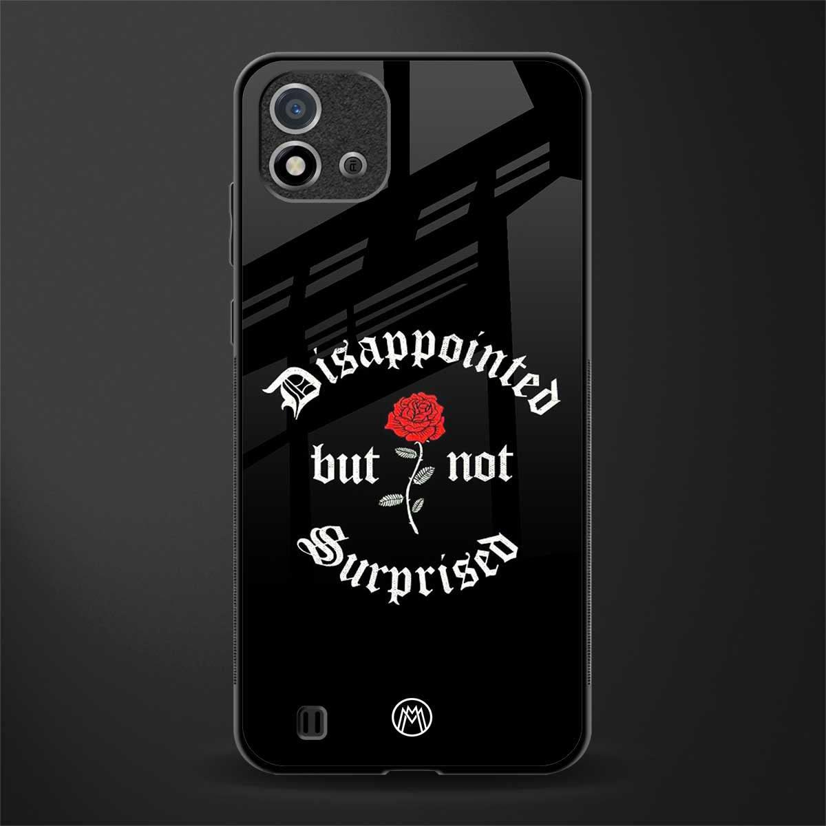 disappointed but not surprised glass case for realme c20 image
