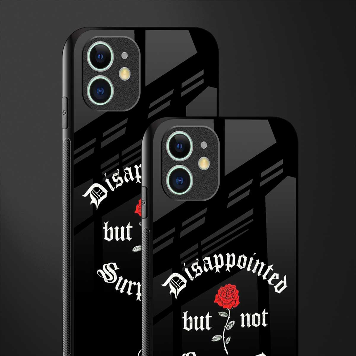 disappointed but not surprised glass case for iphone 11 image-2