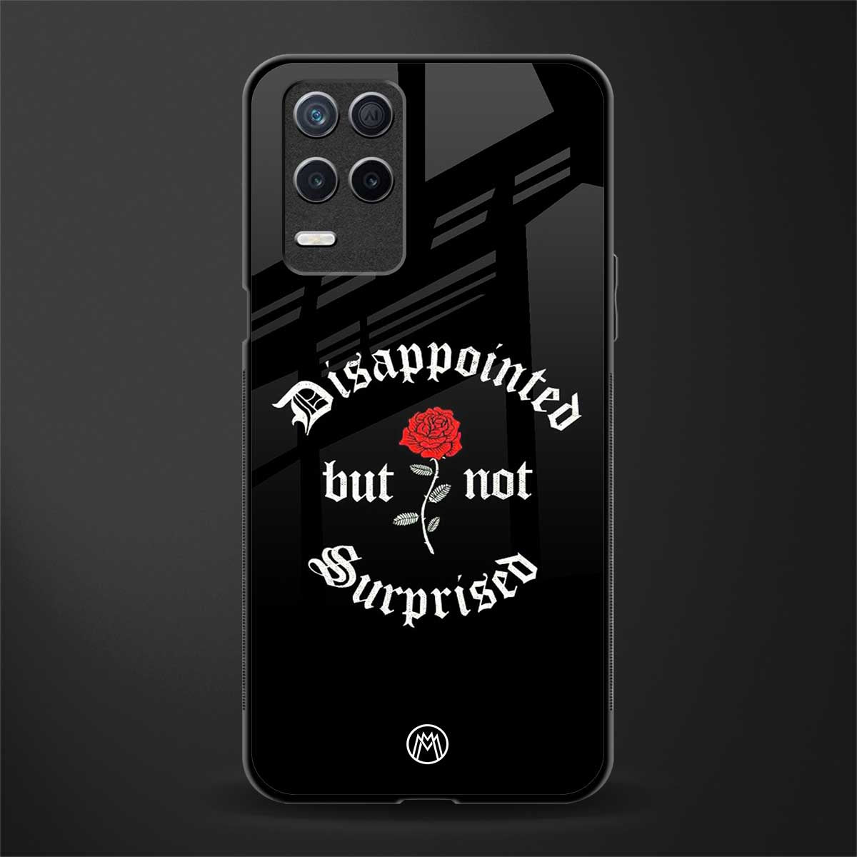disappointed but not surprised glass case for realme narzo 30 5g image