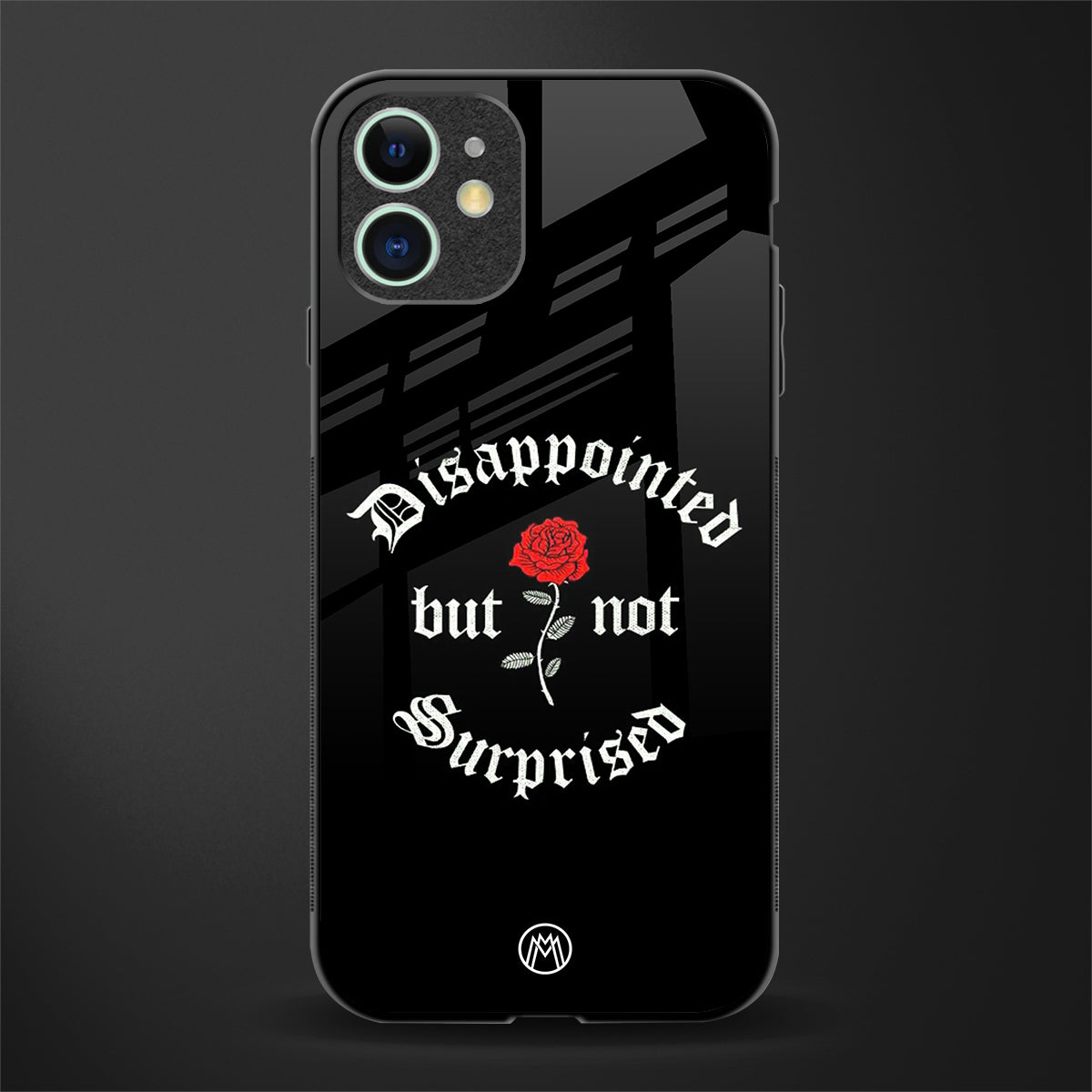 disappointed but not surprised glass case for iphone 12 image