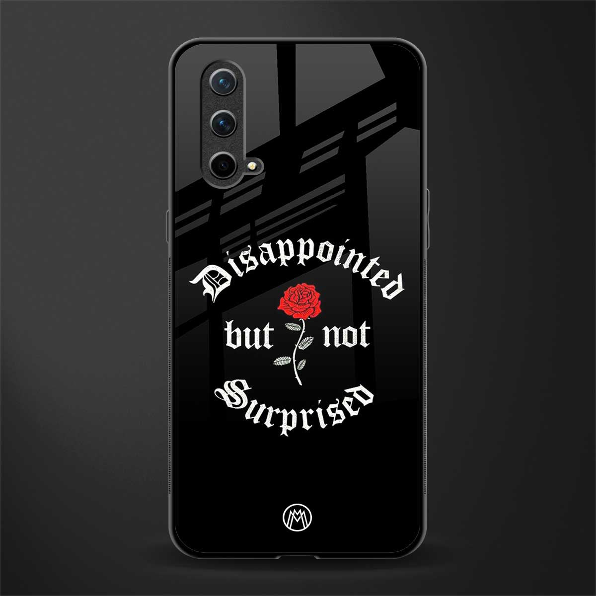 disappointed but not surprised glass case for oneplus nord ce 5g image
