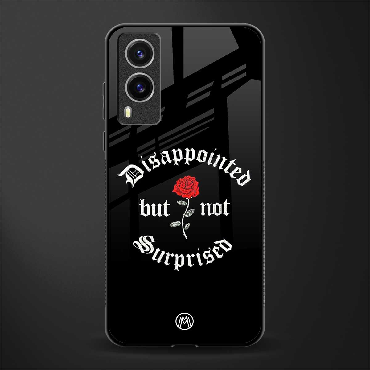 disappointed but not surprised glass case for vivo v21e 5g image