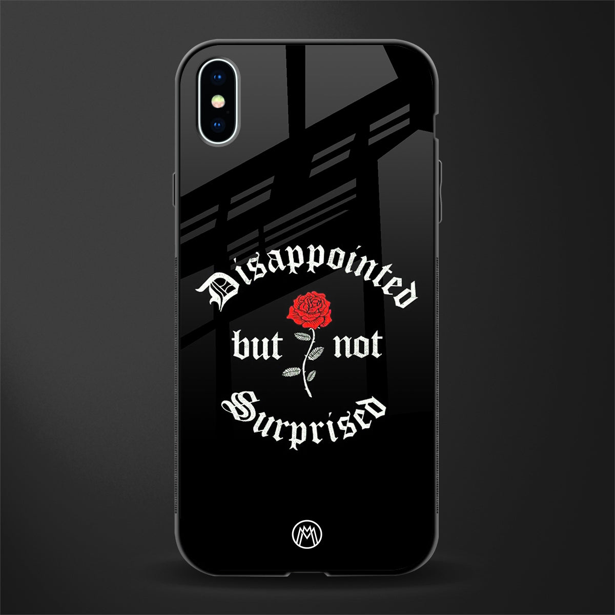 disappointed but not surprised glass case for iphone xs max image