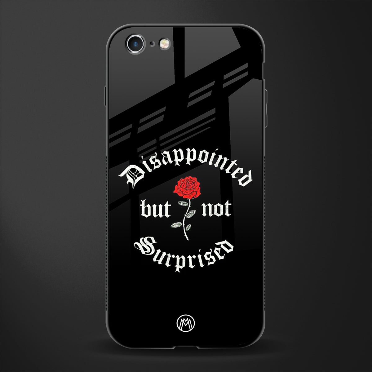 disappointed but not surprised glass case for iphone 6 image