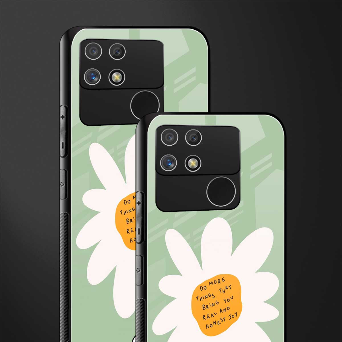 do more things back phone cover | glass case for realme narzo 50a