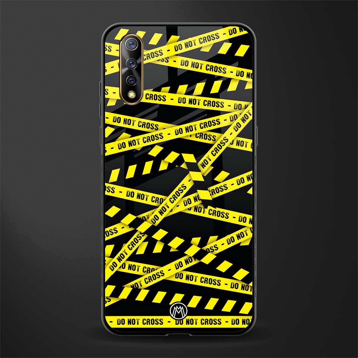 do not cross warning glass case for vivo s1 image