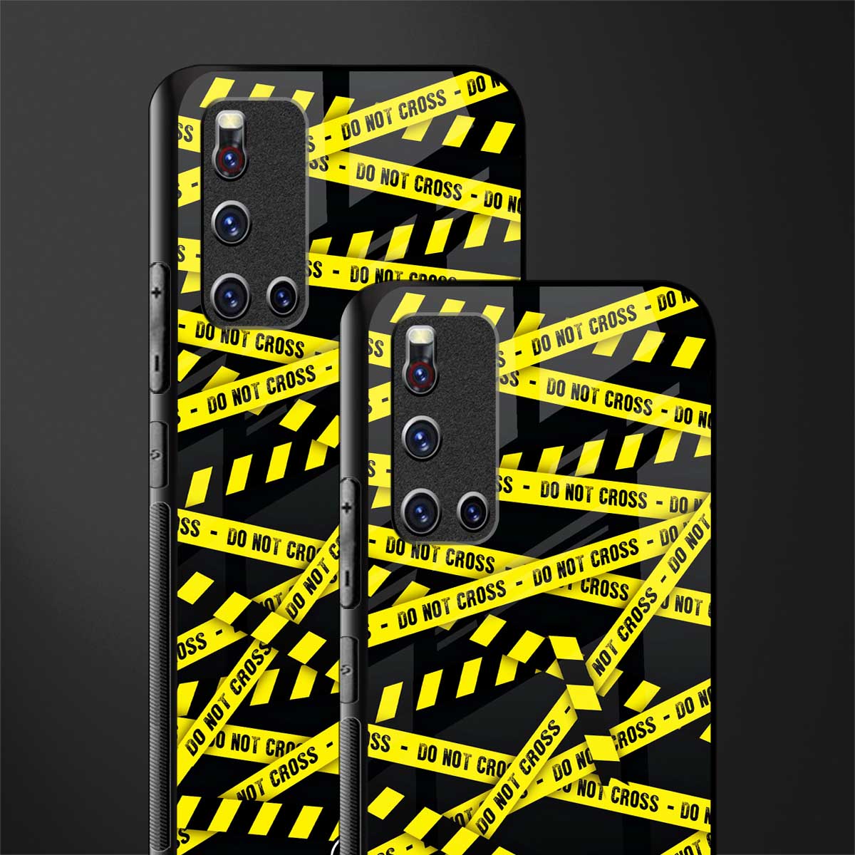 do not cross warning glass case for vivo v19 image-2