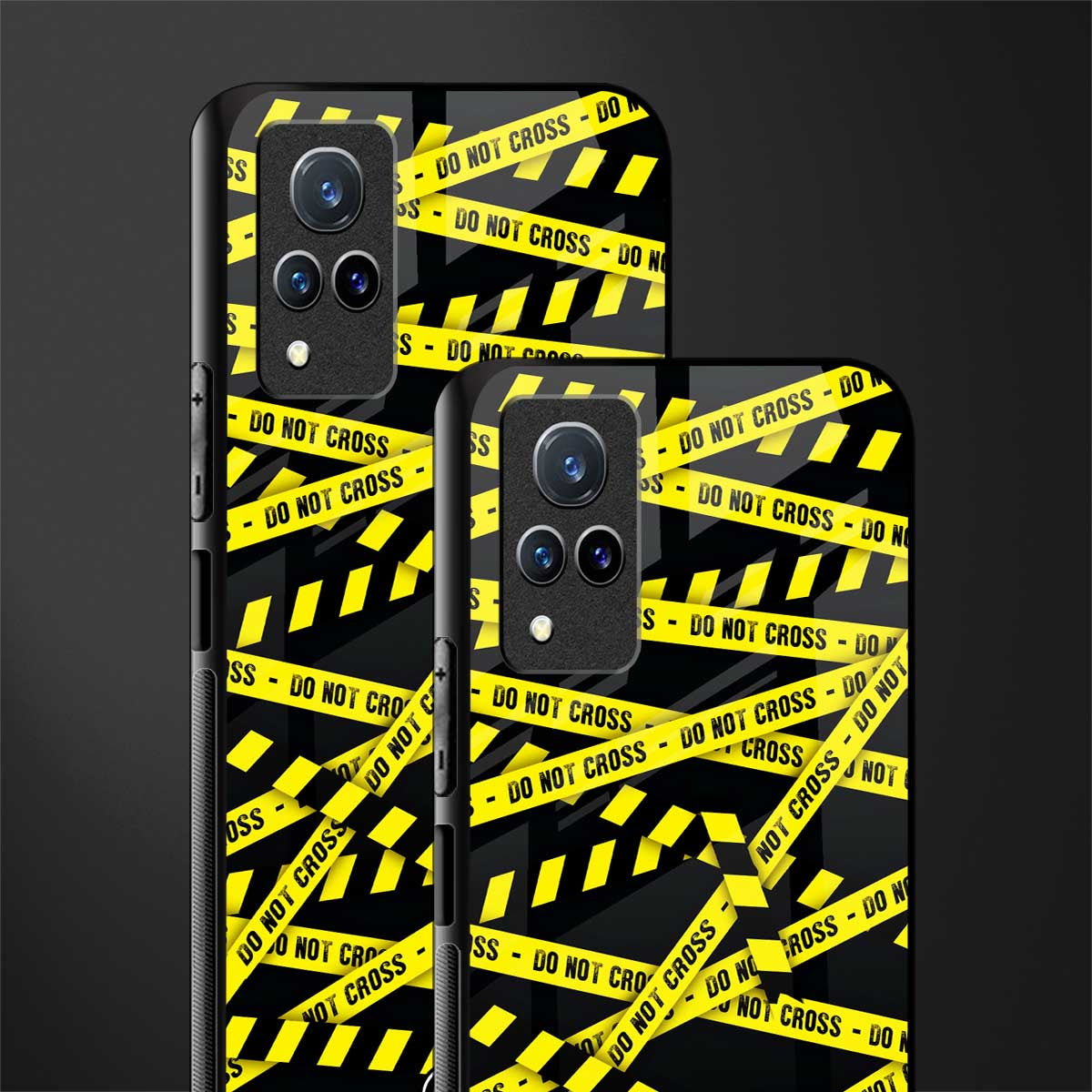 do not cross warning glass case for vivo v21 5g image-2