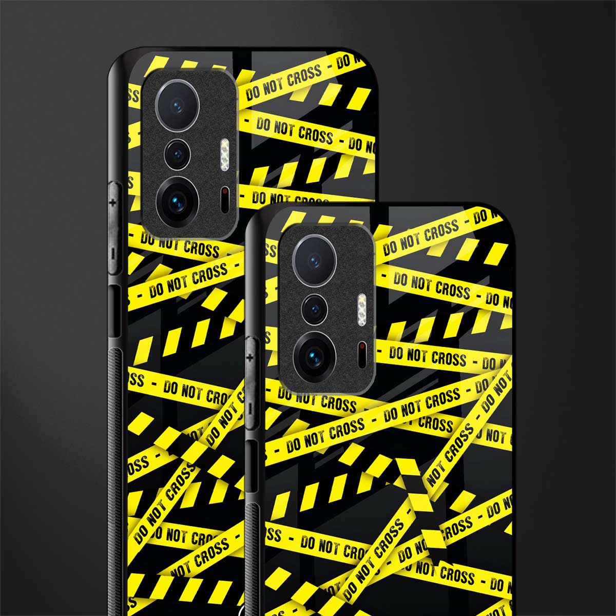 do not cross warning glass case for mi 11t pro 5g image-2
