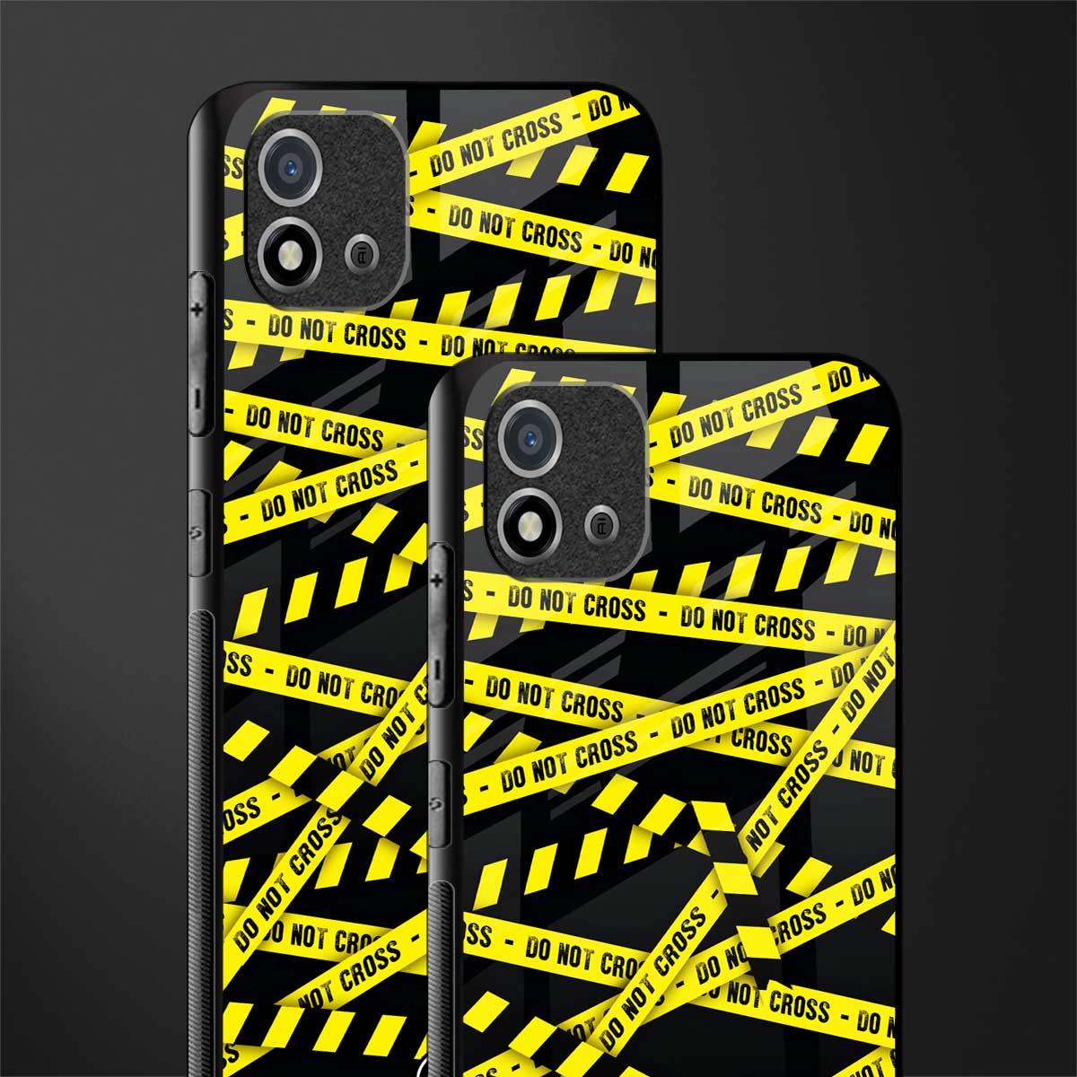 do not cross warning glass case for realme c20 image-2