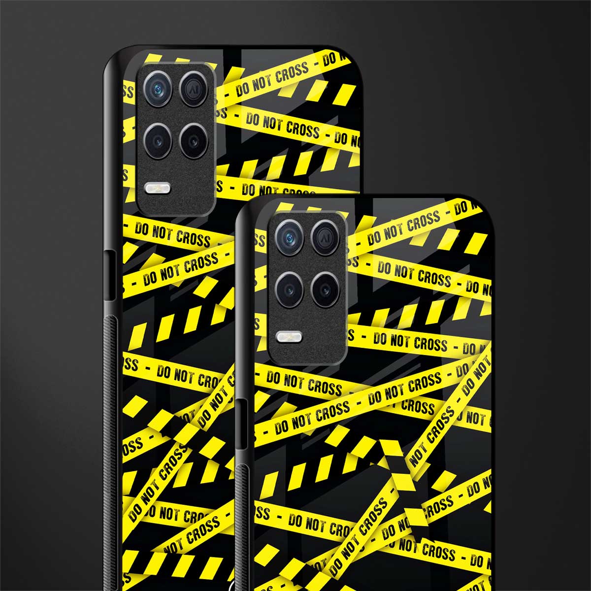 do not cross warning glass case for realme narzo 30 5g image-2