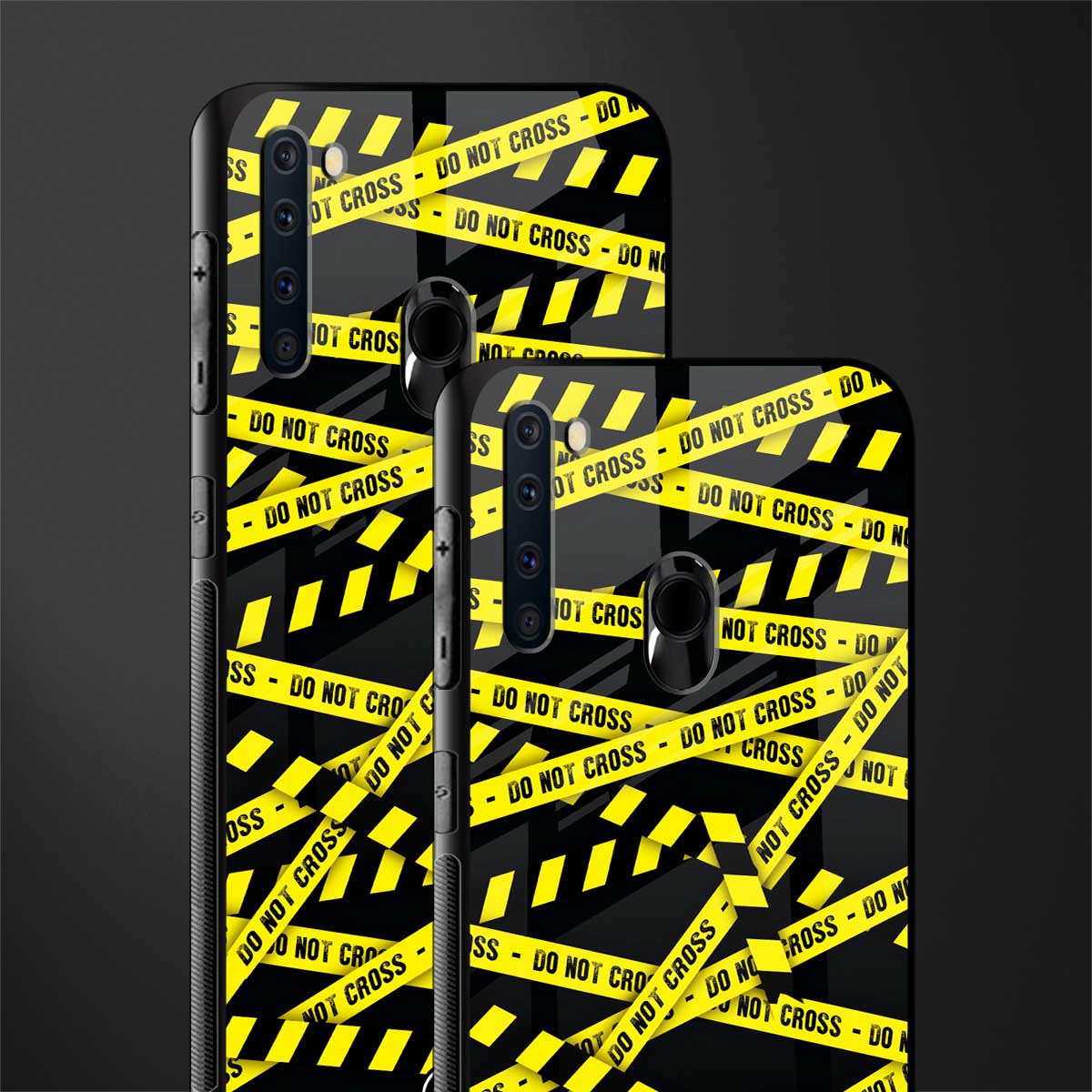 do not cross warning glass case for samsung a21 image-2