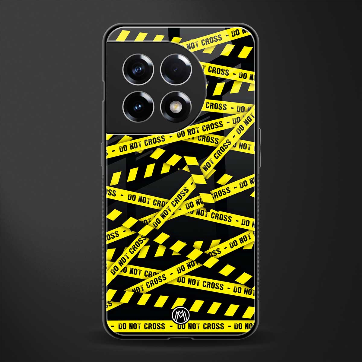 do not cross warning back phone cover | glass case for oneplus 11r