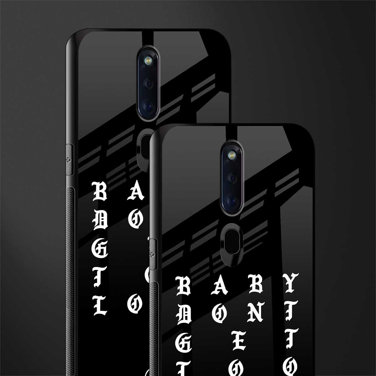 don't get too loud glass case for oppo f11 pro image-2