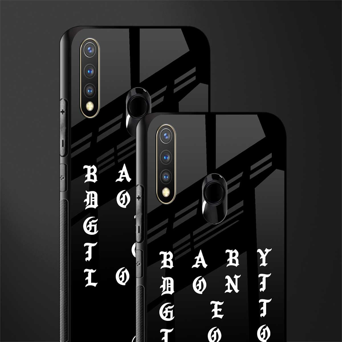 don't get too loud glass case for vivo u20 image-2