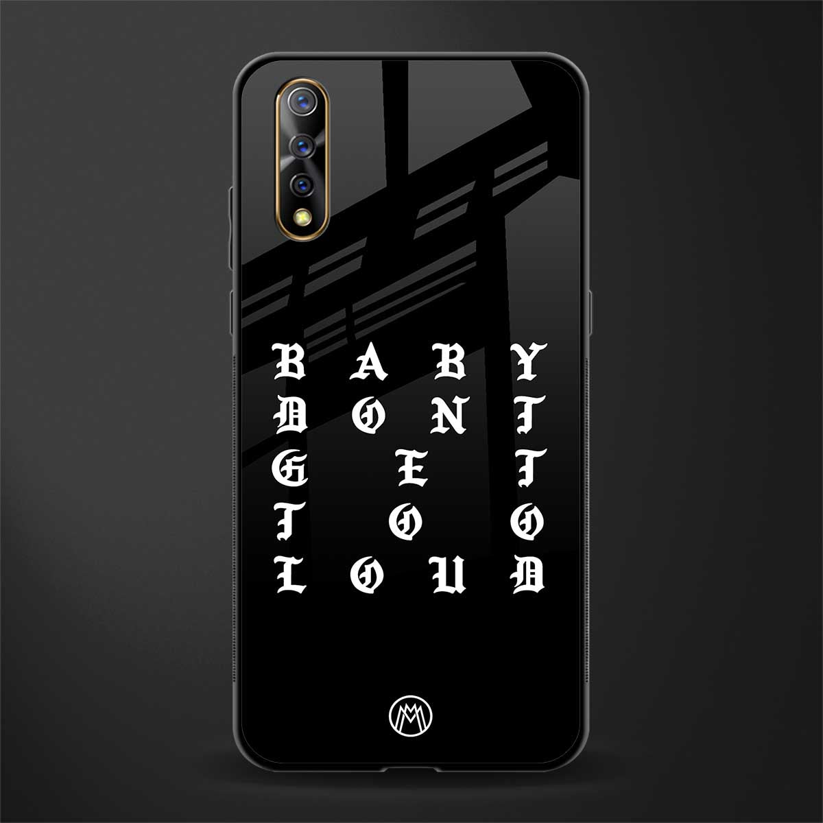 don't get too loud glass case for vivo s1 image