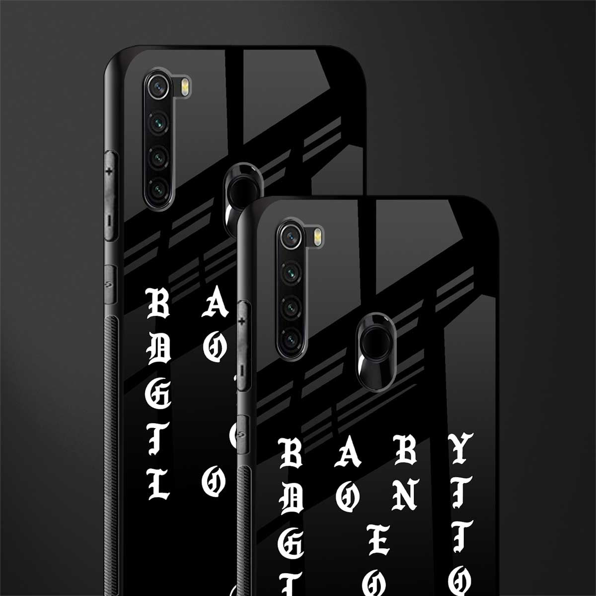 don't get too loud glass case for redmi note 8 image-2