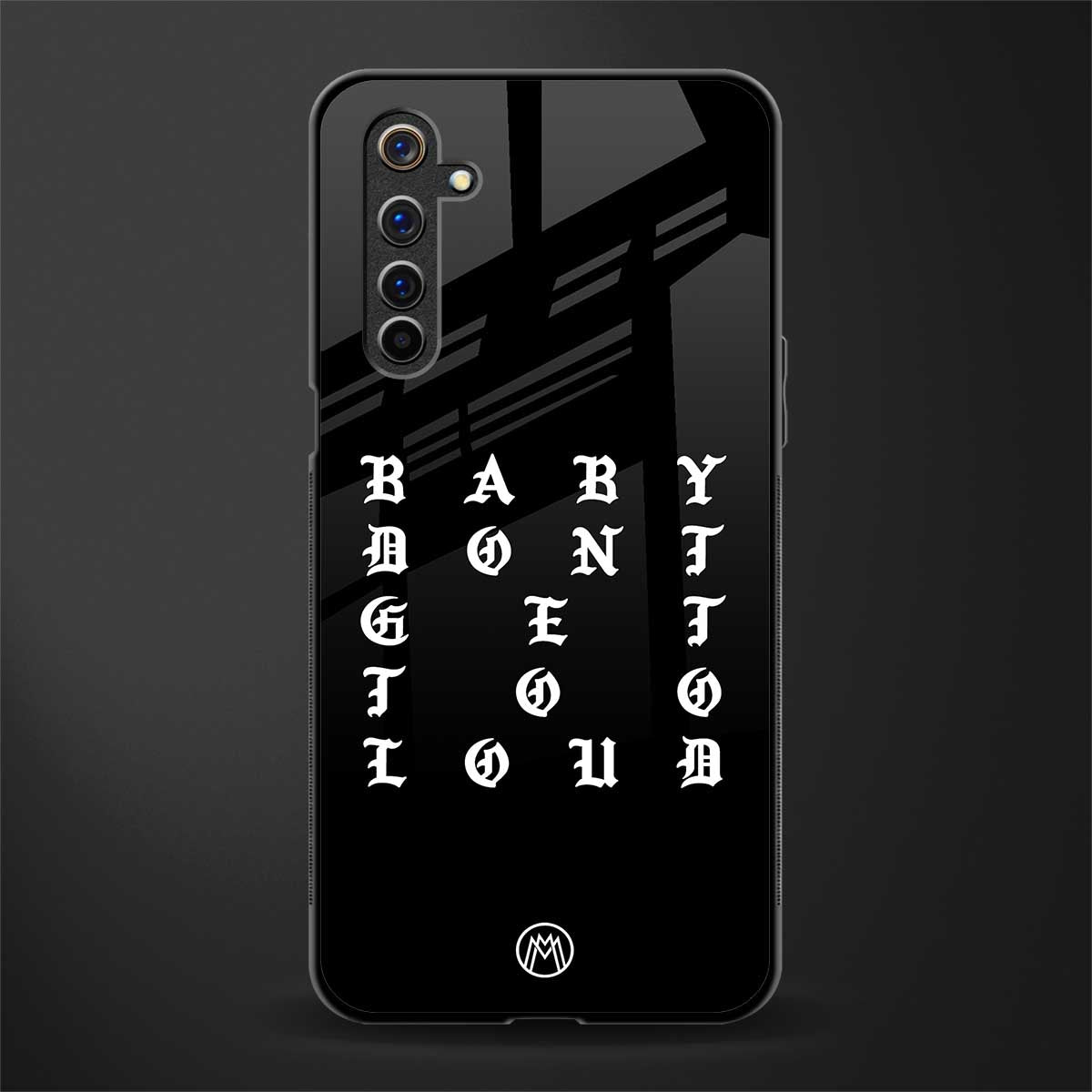 don't get too loud glass case for realme 6i image