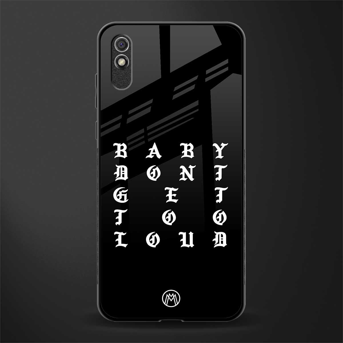 don't get too loud glass case for redmi 9a image