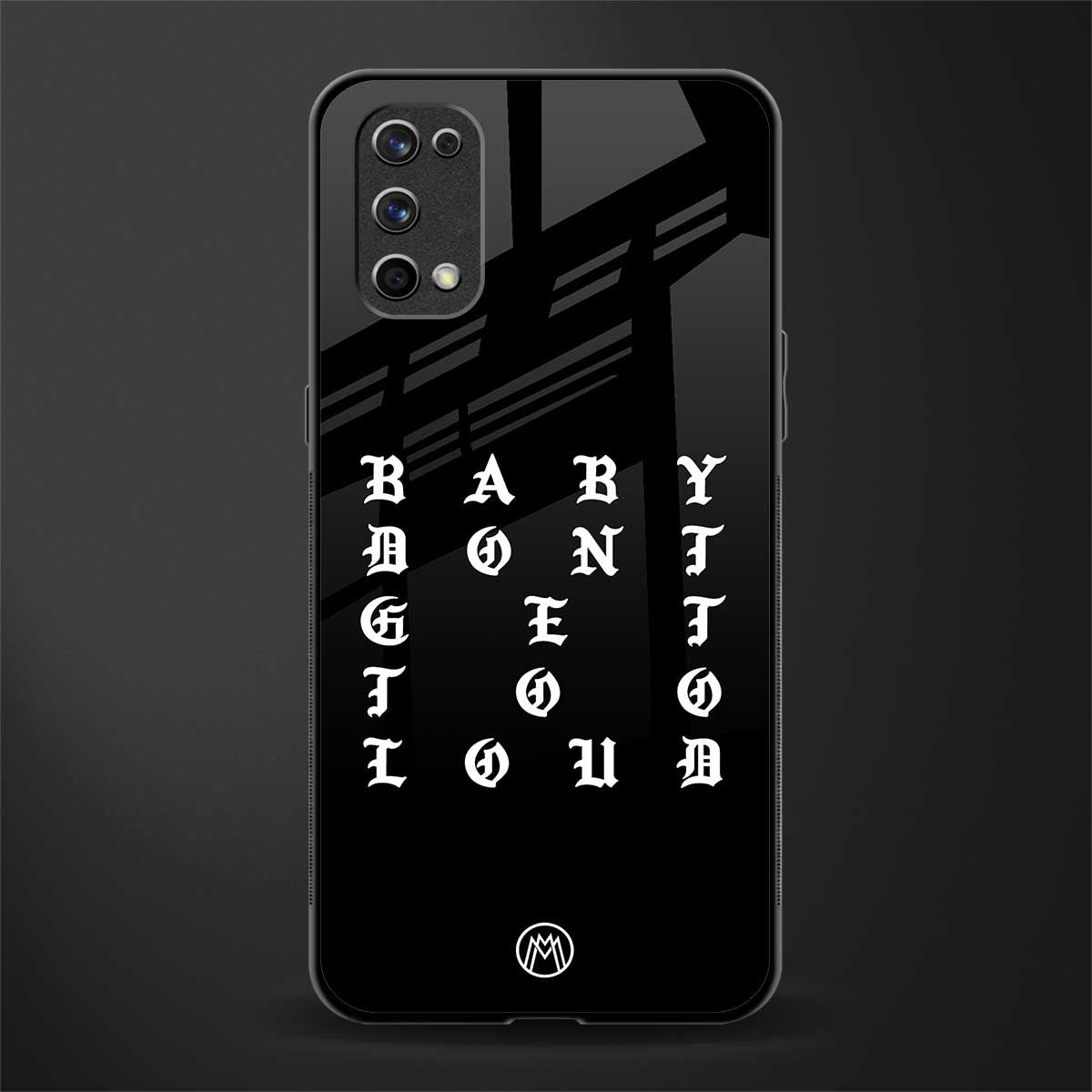 don't get too loud glass case for realme 7 pro image