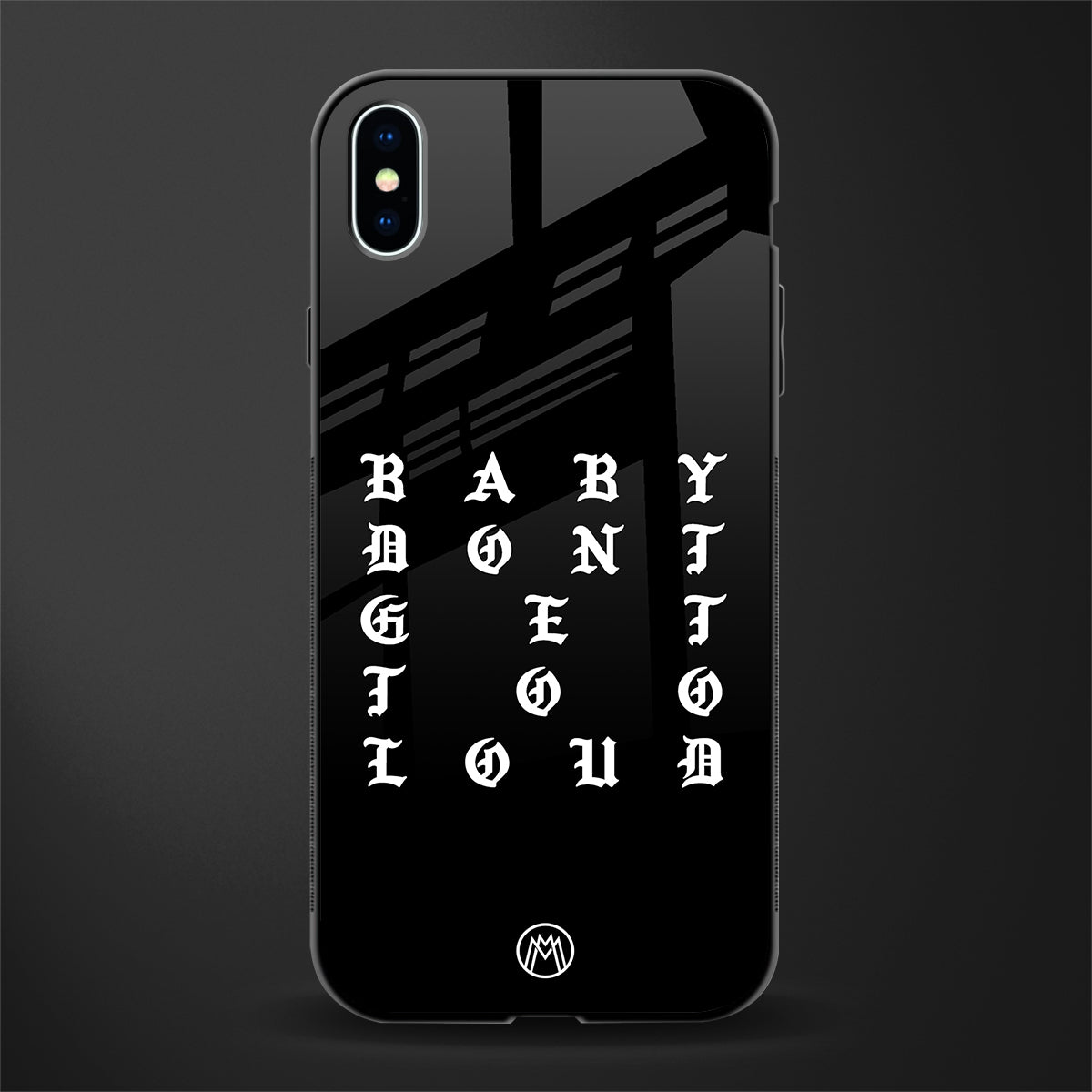 don't get too loud glass case for iphone xs max image