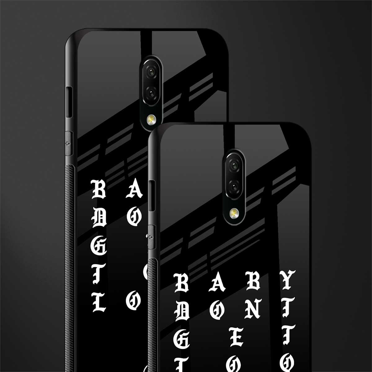 don't get too loud glass case for oneplus 7 image-2