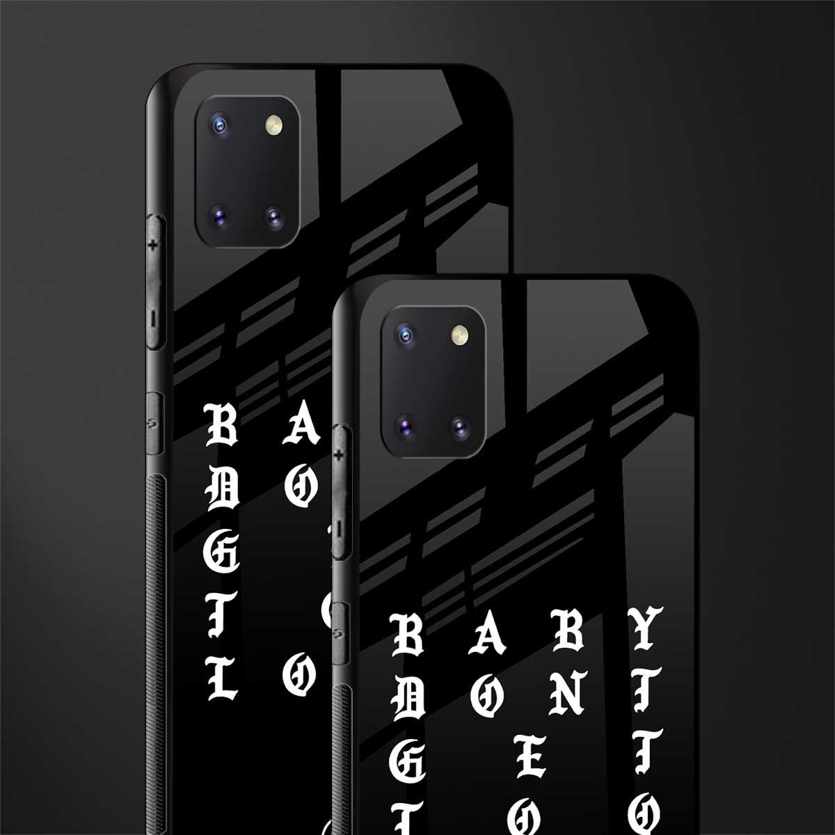 don't get too loud glass case for samsung a81 image-2