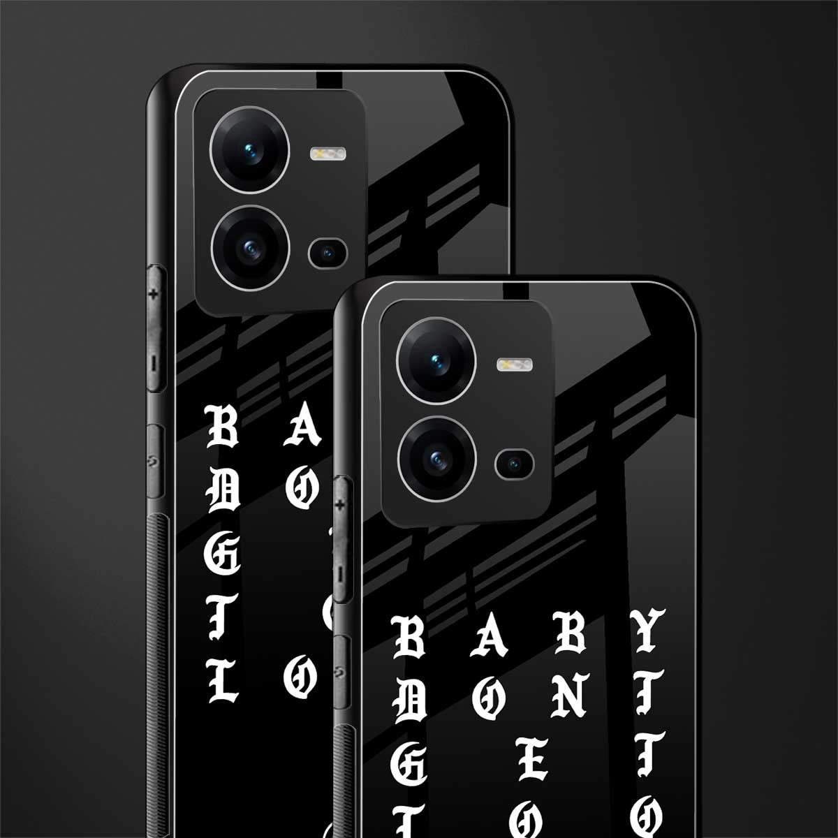don't get too loud back phone cover | glass case for vivo v25-5g