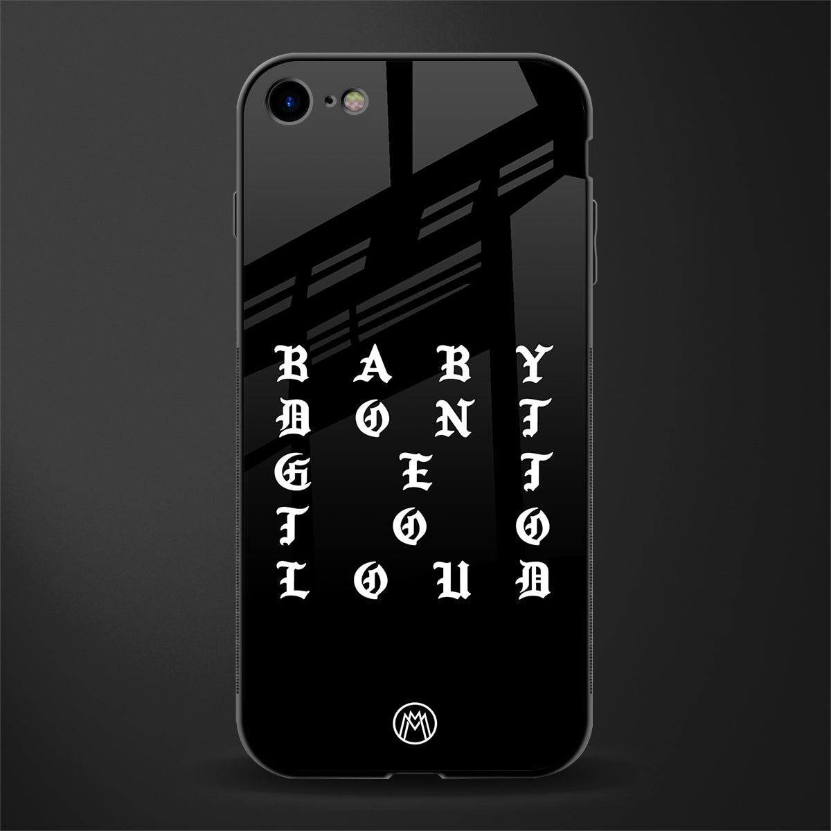 don't get too loud glass case for iphone se 2020 image