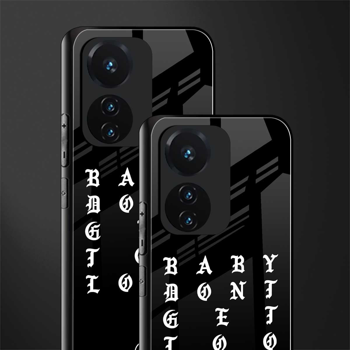 don't get too loud back phone cover | glass case for vivo t1 44w 4g