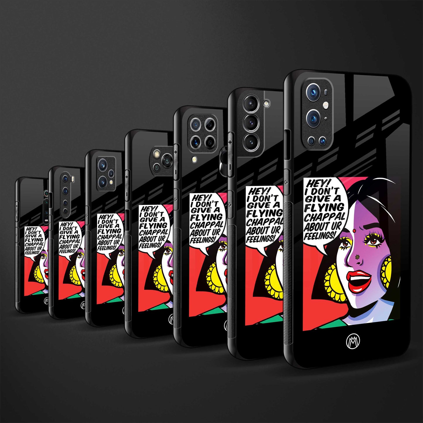 don't give a flying chappal glass case for oneplus nord ce 5g image-3