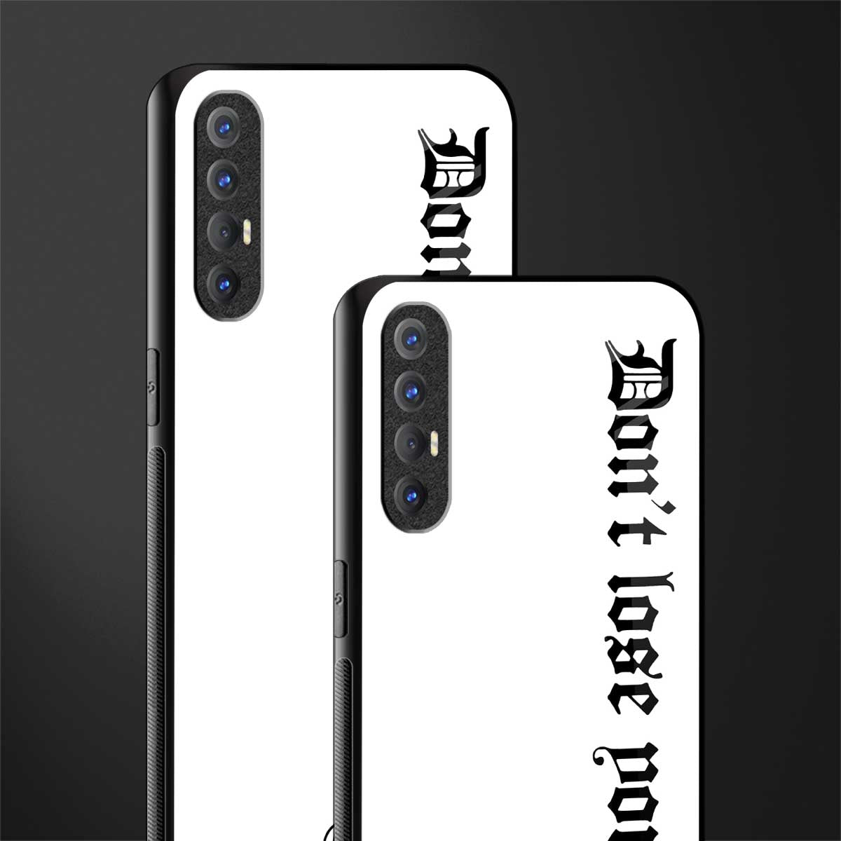 don't lose yourself glass case for oppo reno 3 pro image-2
